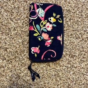 Floral Zip-Around Wallet